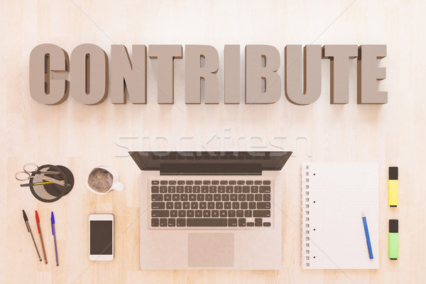 Contribute Stock photo © Mazirama