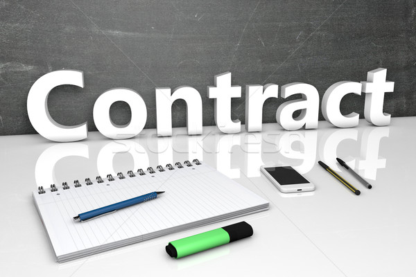 Contract Stock photo © Mazirama