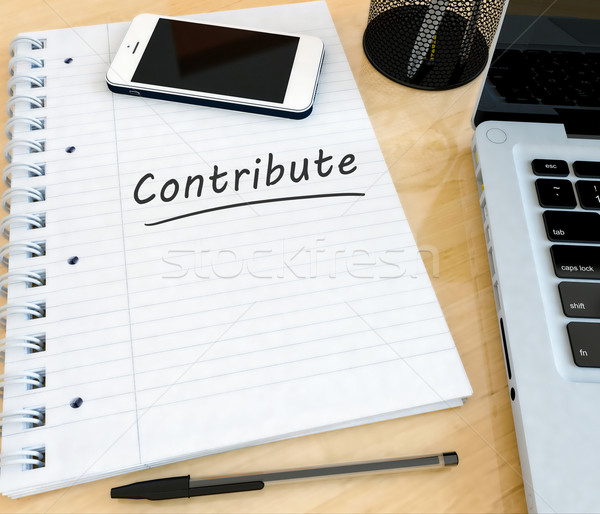 Contribute Stock photo © Mazirama