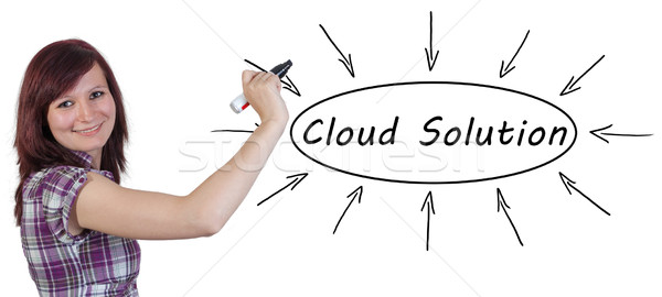 Cloud Solution Stock photo © Mazirama