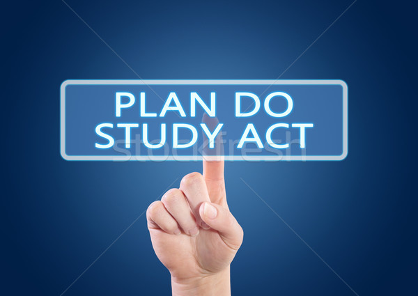 Plan Study Do Act Stock photo © Mazirama