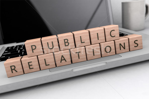 Public Relations text concept Stock photo © Mazirama