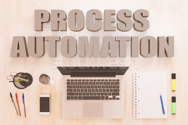 Process Automation text concept Stock photo © Mazirama