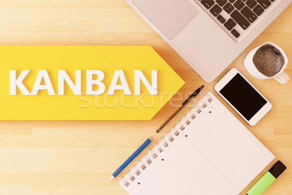 Kanban Stock photo © Mazirama