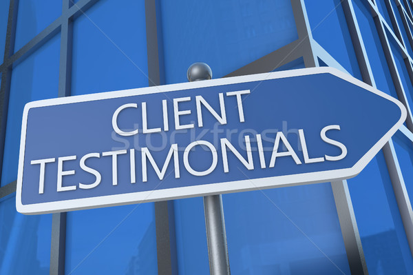 Client Testimonials Stock photo © Mazirama