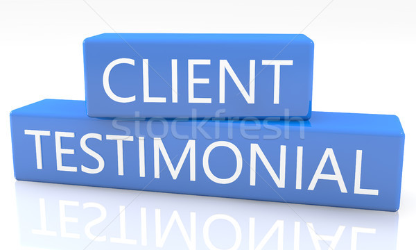 Client Testimonial Stock photo © Mazirama