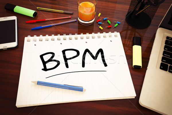 Business processo gestione bpm manoscritto testo Foto d'archivio © Mazirama