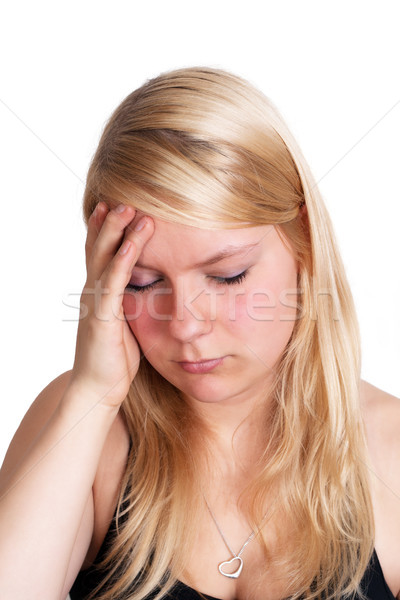 Headache woman Stock photo © Mazirama