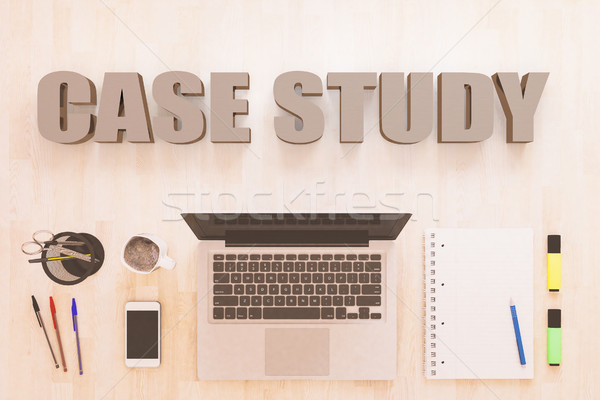 Case Study text concept Stock photo © Mazirama