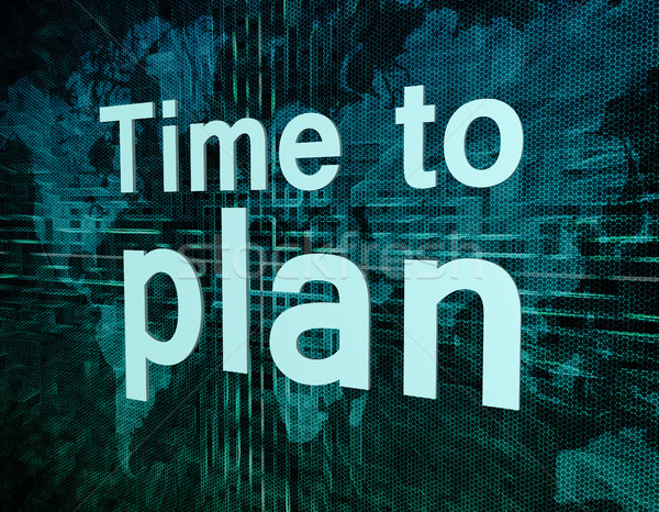Time to plan Stock photo © Mazirama