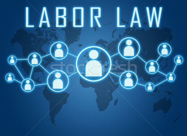 Labor law text concept Stock photo © Mazirama