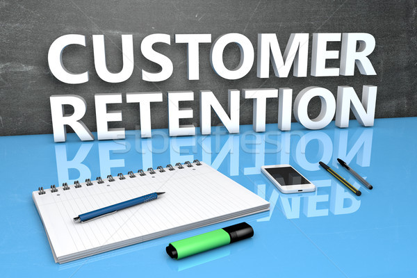 Customer Retention text concept Stock photo © Mazirama