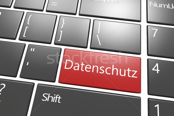Stock foto: Sicherheit · modernen · Tastatur · rot · Schlüssel · Wort