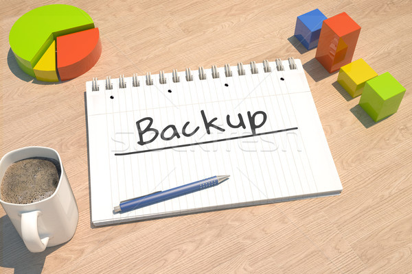 Backup text concept Stock photo © Mazirama