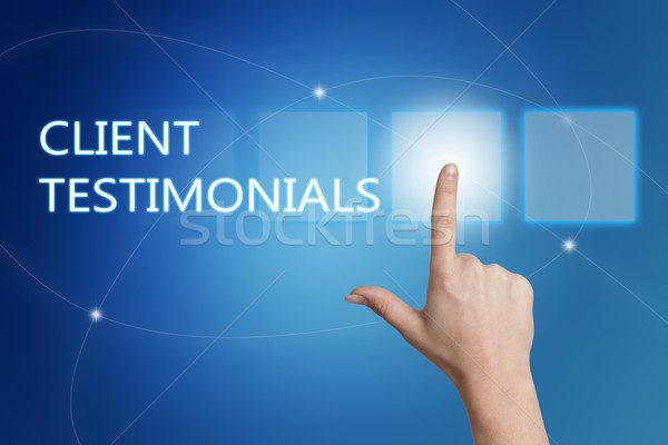 Client Testimonials Stock photo © Mazirama