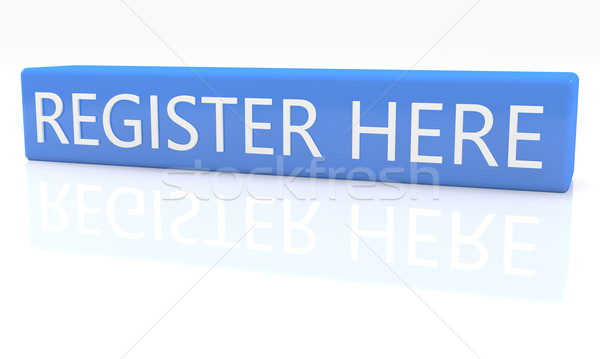 Register here Stock photo © Mazirama