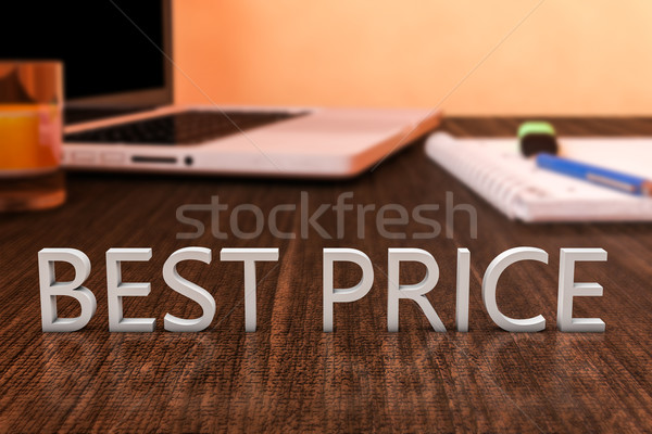 最優惠的價格 信件 木 辦公桌 筆記本電腦 筆記本 商業照片 © Mazirama
