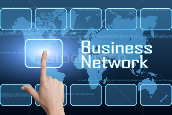 Stock photo: Business Network