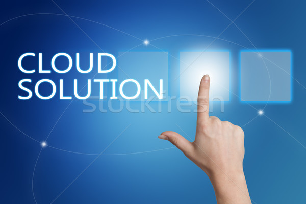 Cloud Solution Stock photo © Mazirama