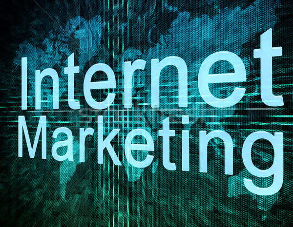 Marketing internet marketing digitale scherm business textuur Stockfoto © Mazirama