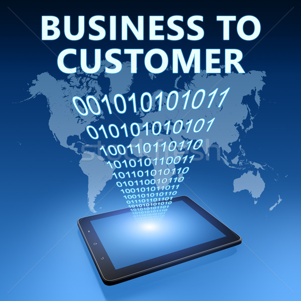 Business to Customer Stock photo © Mazirama