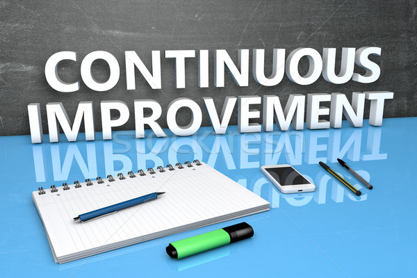 Continuous Improvement text concept Stock photo © Mazirama