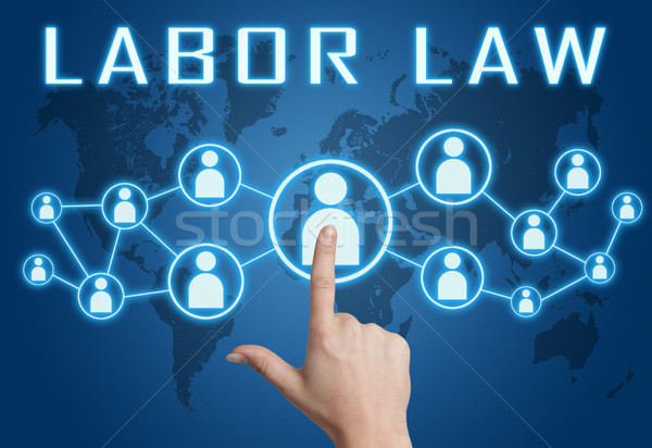 Labor law text concept Stock photo © Mazirama