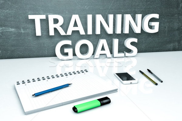 Training Goals text concept Stock photo © Mazirama