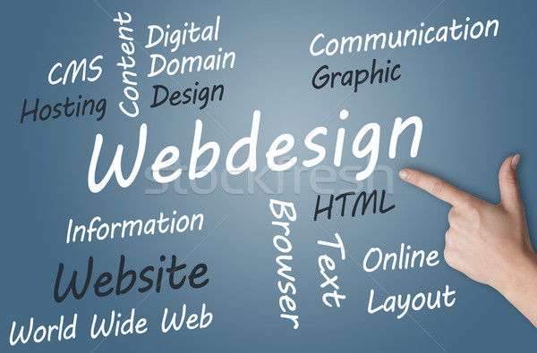 Webdesign Concept Stock photo © Mazirama