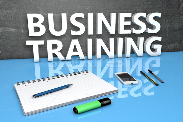 Business Training text concept Stock photo © Mazirama