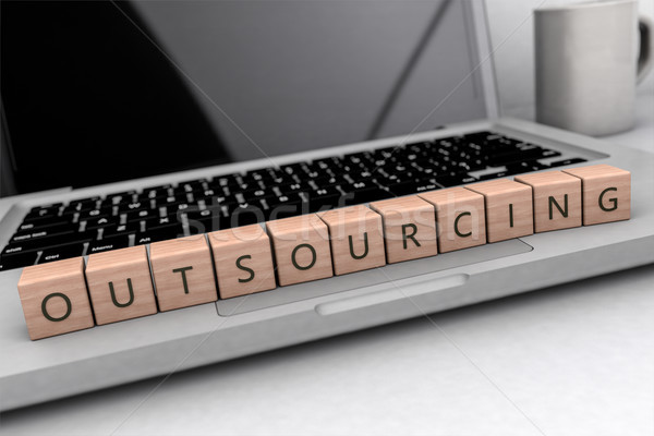 Outsourcing text concept Stock photo © Mazirama