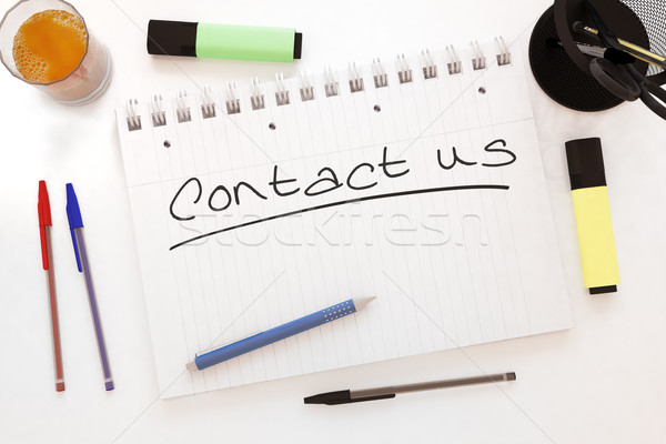 Contact us Stock photo © Mazirama