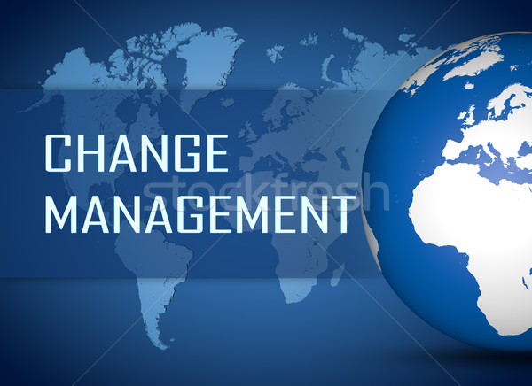 [[stock_photo]]: Changement · gestion · monde · bleu · carte · du · monde · succès