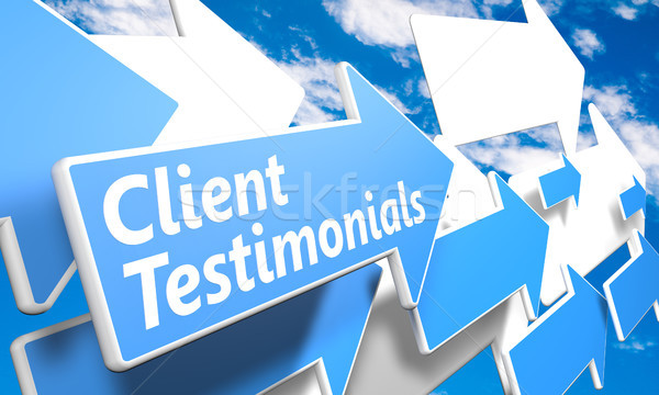 Client Testimonials Stock photo © Mazirama