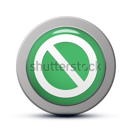 Stock foto: Zugreifen · verweigert · Symbol · grünen · Taste · Business