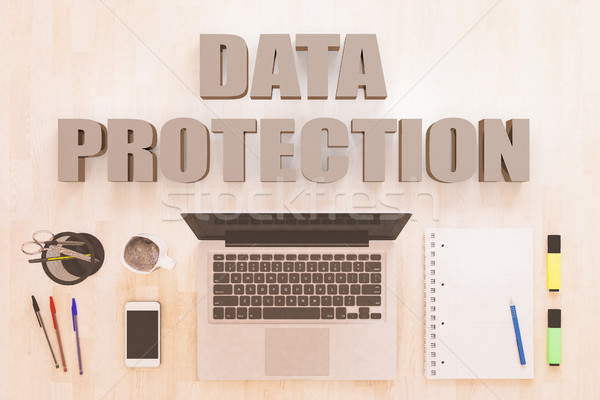 Data Protection text concept Stock photo © Mazirama