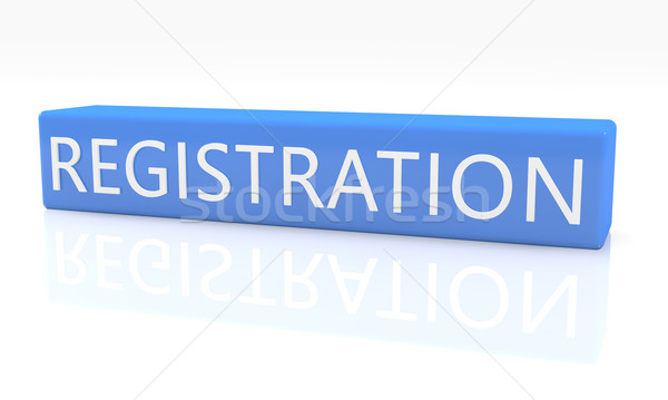 Registration Stock photo © Mazirama