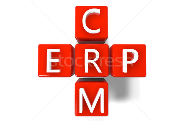 Crossword CRM ERP Stock photo © Mazirama