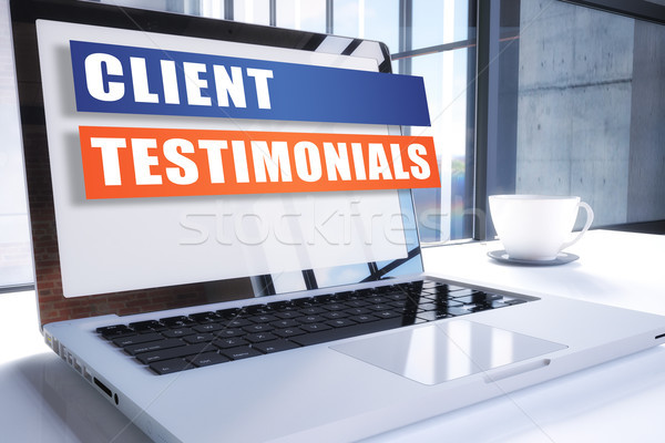 Client Testimonials Stock photo © Mazirama