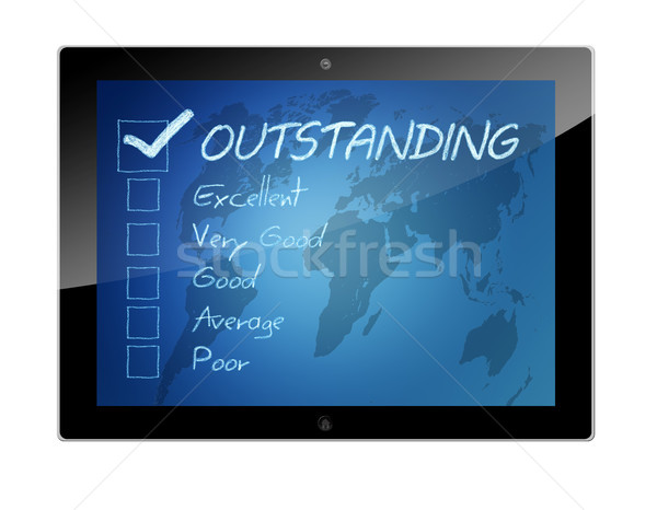 Tablet Rating concept Stock photo © Mazirama