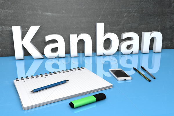 Kanban Stock photo © Mazirama