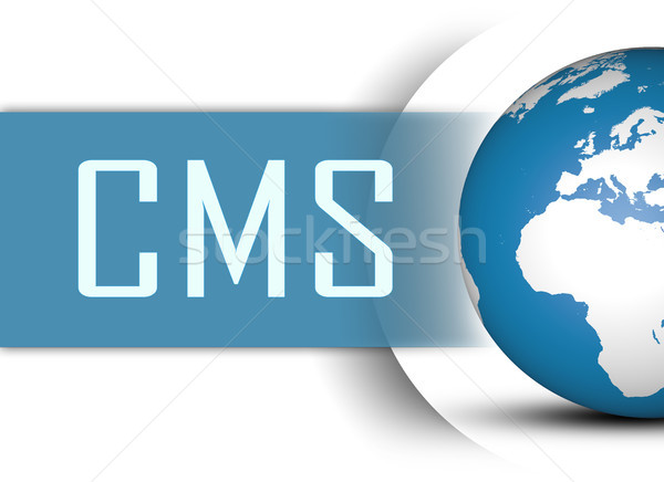 內容 管理 cms 地球 白 網頁 商業照片 © Mazirama