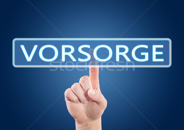 Vorsorge Stock photo © Mazirama