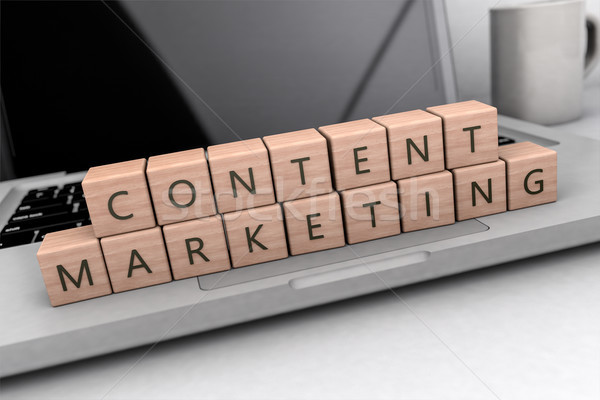 Content Marketing text concept Stock photo © Mazirama