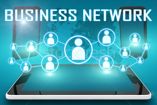 Business Network Stock photo © Mazirama
