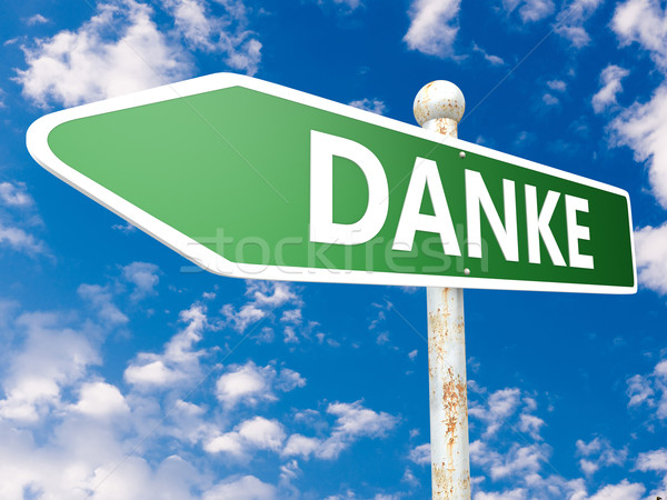 Danke Stock photo © Mazirama