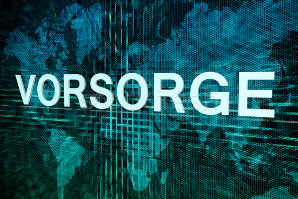 Vorsorge Stock photo © Mazirama
