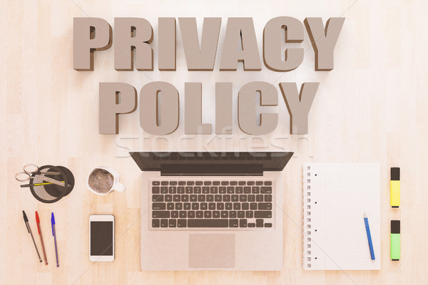 Privacy Policy text concept Stock photo © Mazirama