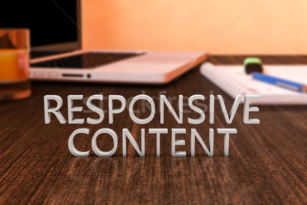 Responsive Content Stock photo © Mazirama