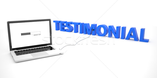 Testimonial Stock photo © Mazirama